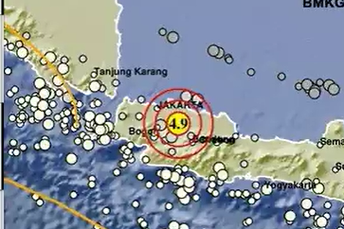Gempa Bekasi Magnitudo 4,9: BNPB Pastikan Belum Ada Laporan Kerusakan dan Korban Jiwa